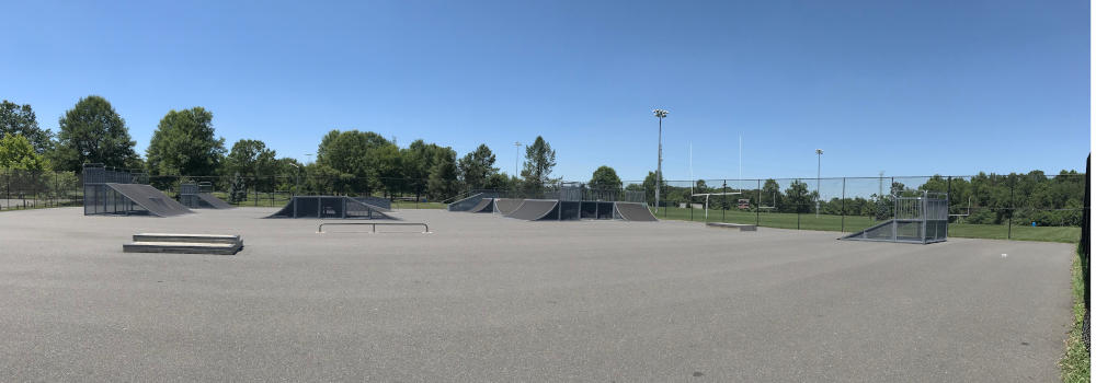 A skate park